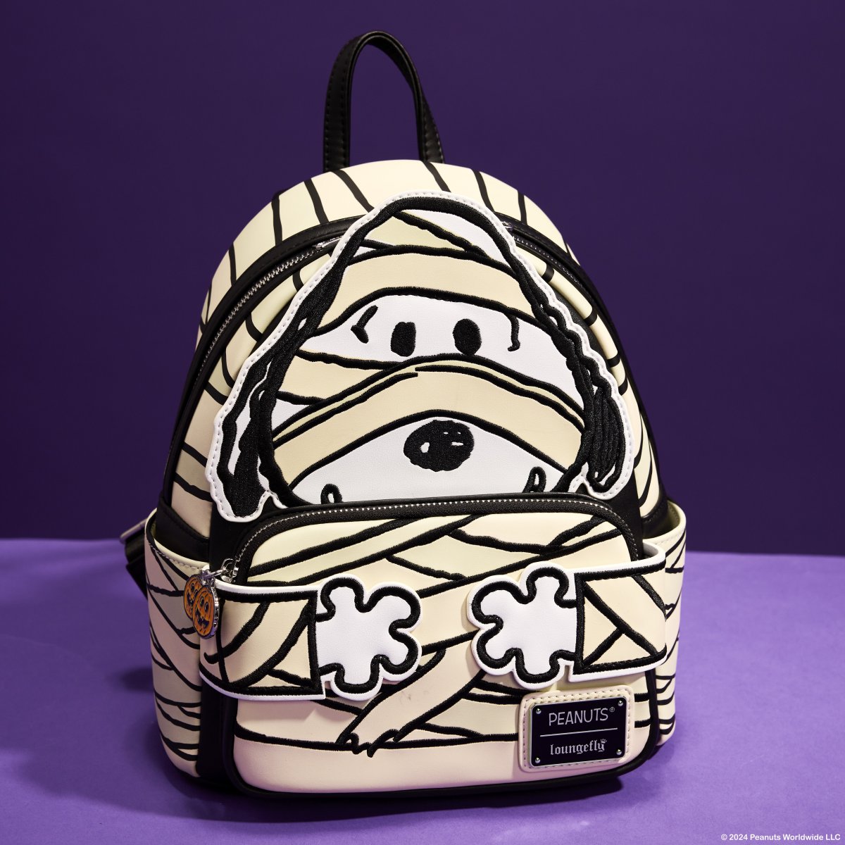Peanuts Snoopy Mummy Cosplay Glow Mini Backpack - Figurine Bags Peanuts - vue 2