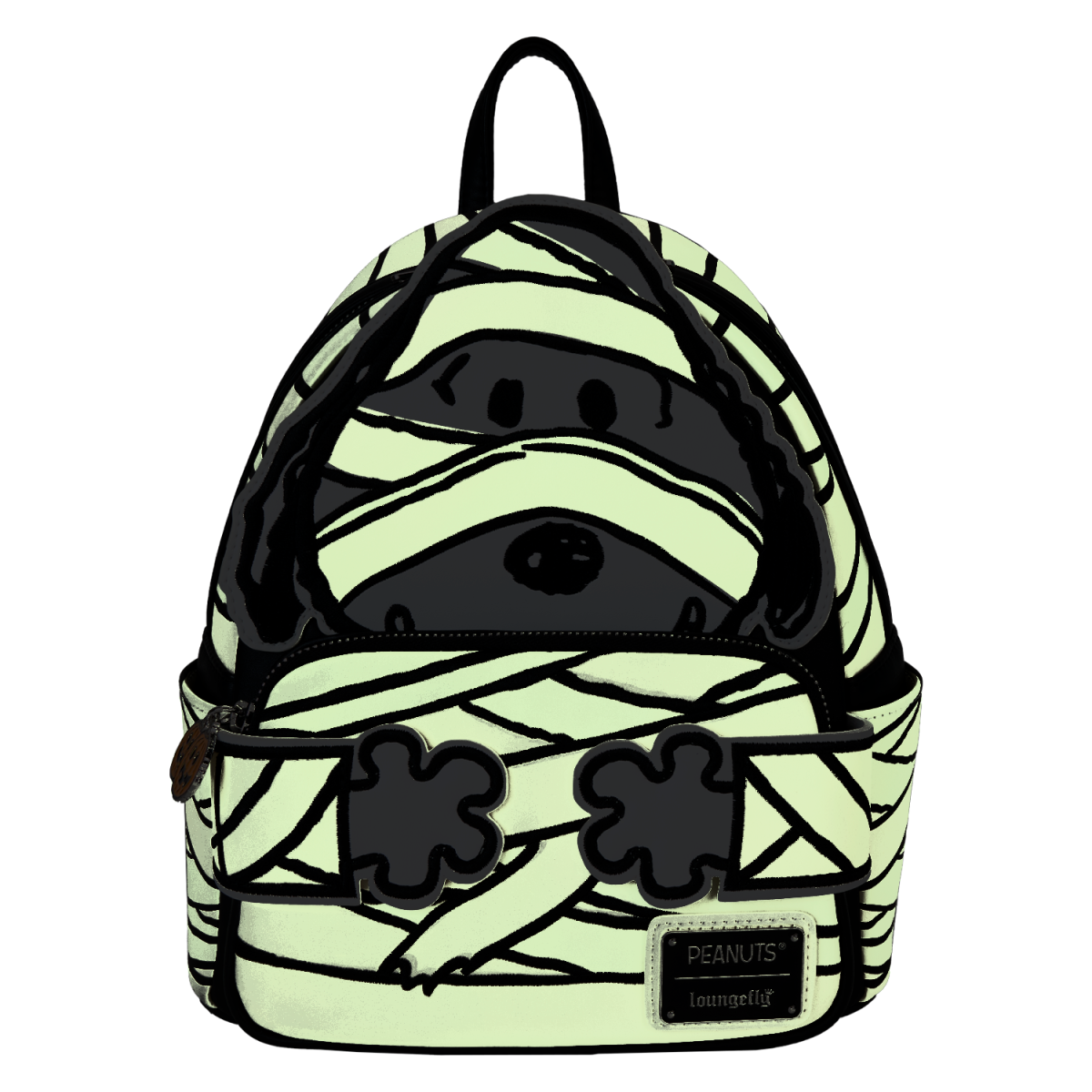 Peanuts Snoopy Mummy Cosplay Glow Mini Backpack - Figurine Bags Peanuts - vue 5