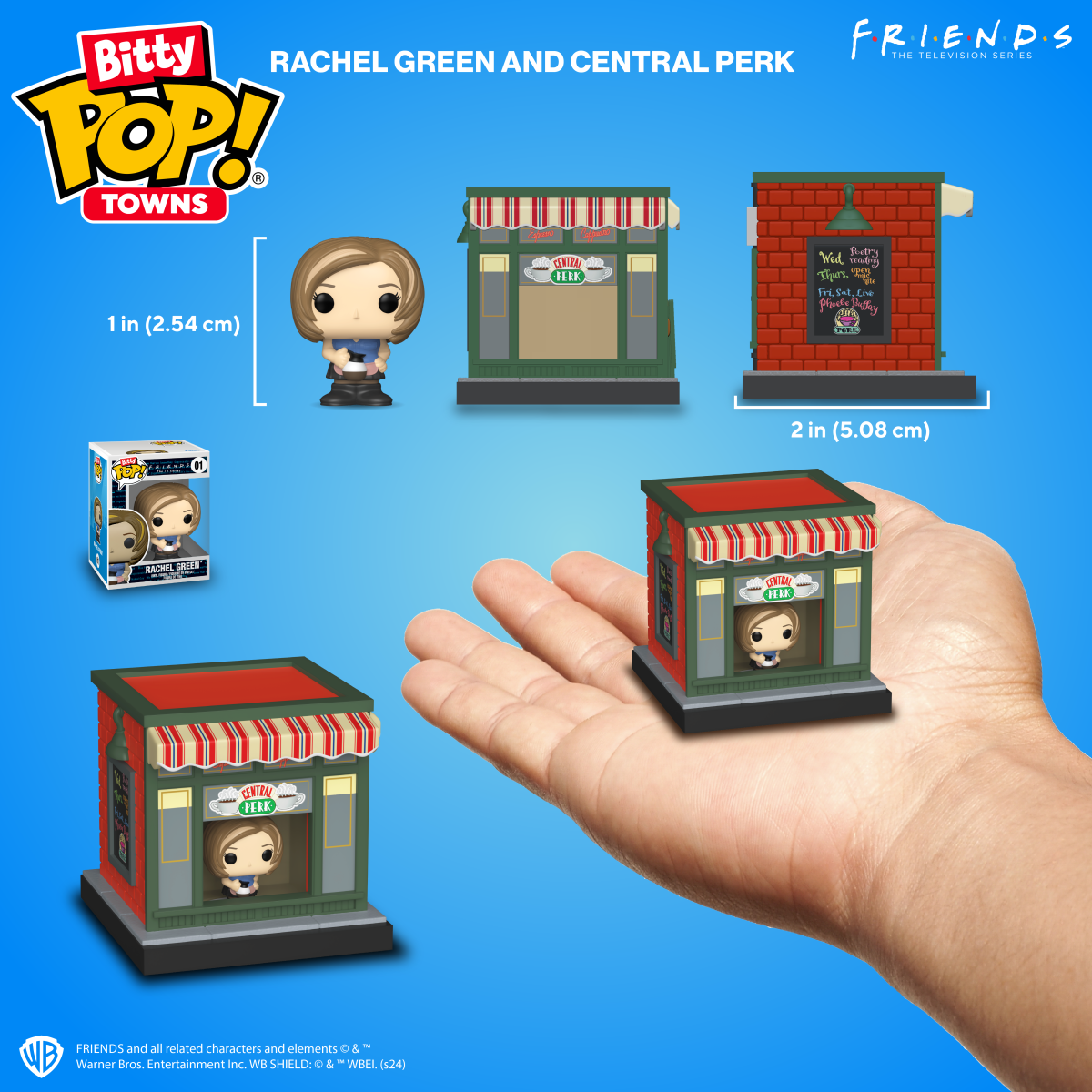 Bitty Pop! Towns Rachel Green and Central Perk - Figurine Bitty Pop! Friends - vue 2
