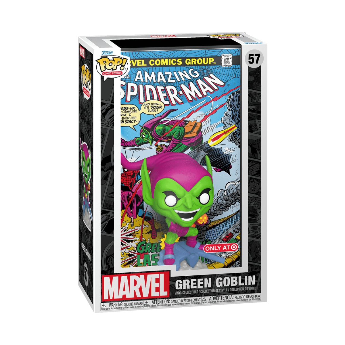 Pop! Comic Covers The Amazing Spider-Man #122 (Green Goblin) - Figurine Pop! Marvel - vue 2