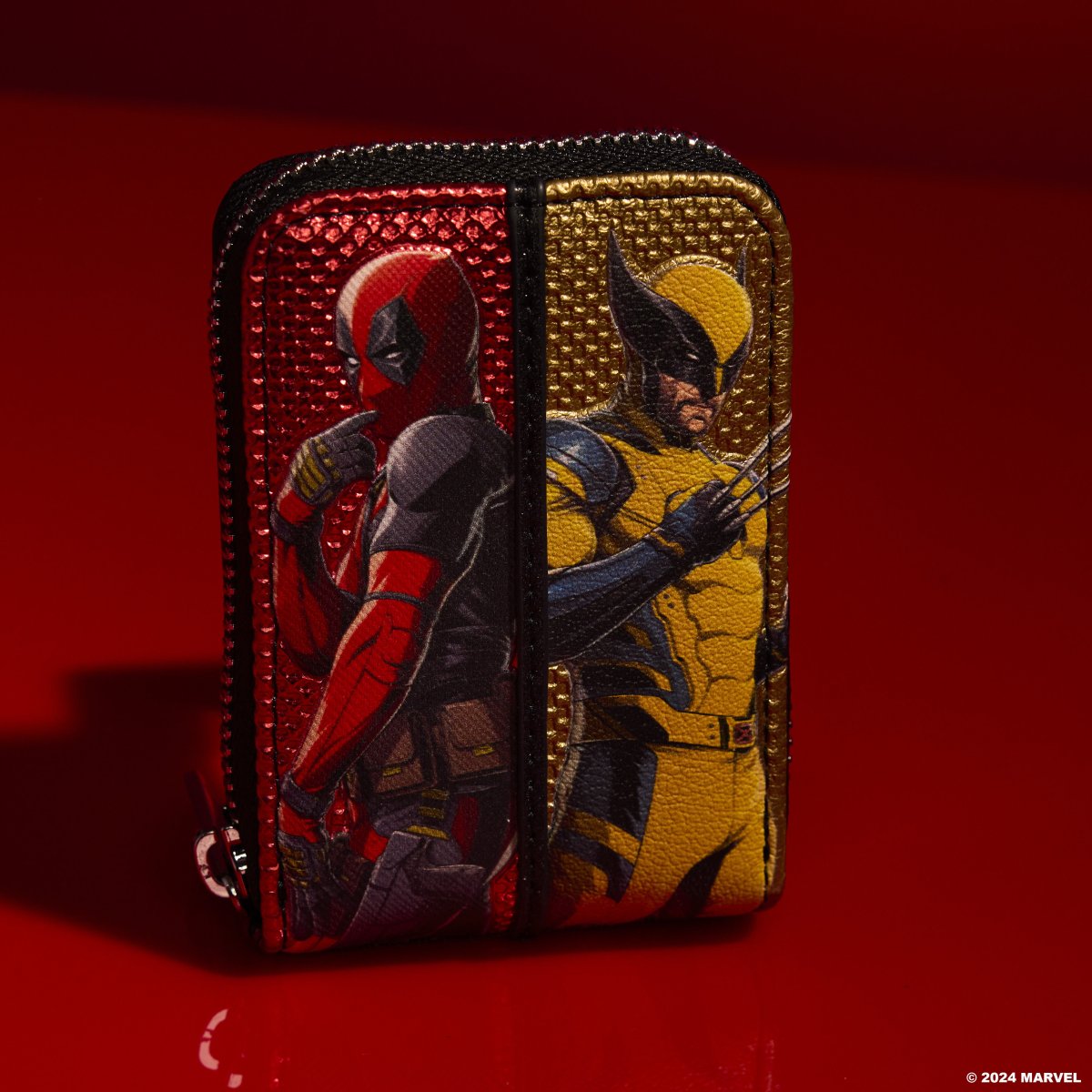 Marvel Deadpool & Wolverine Accordion Zip Around Wallet - Figurine Wallets Marvel - vue 2