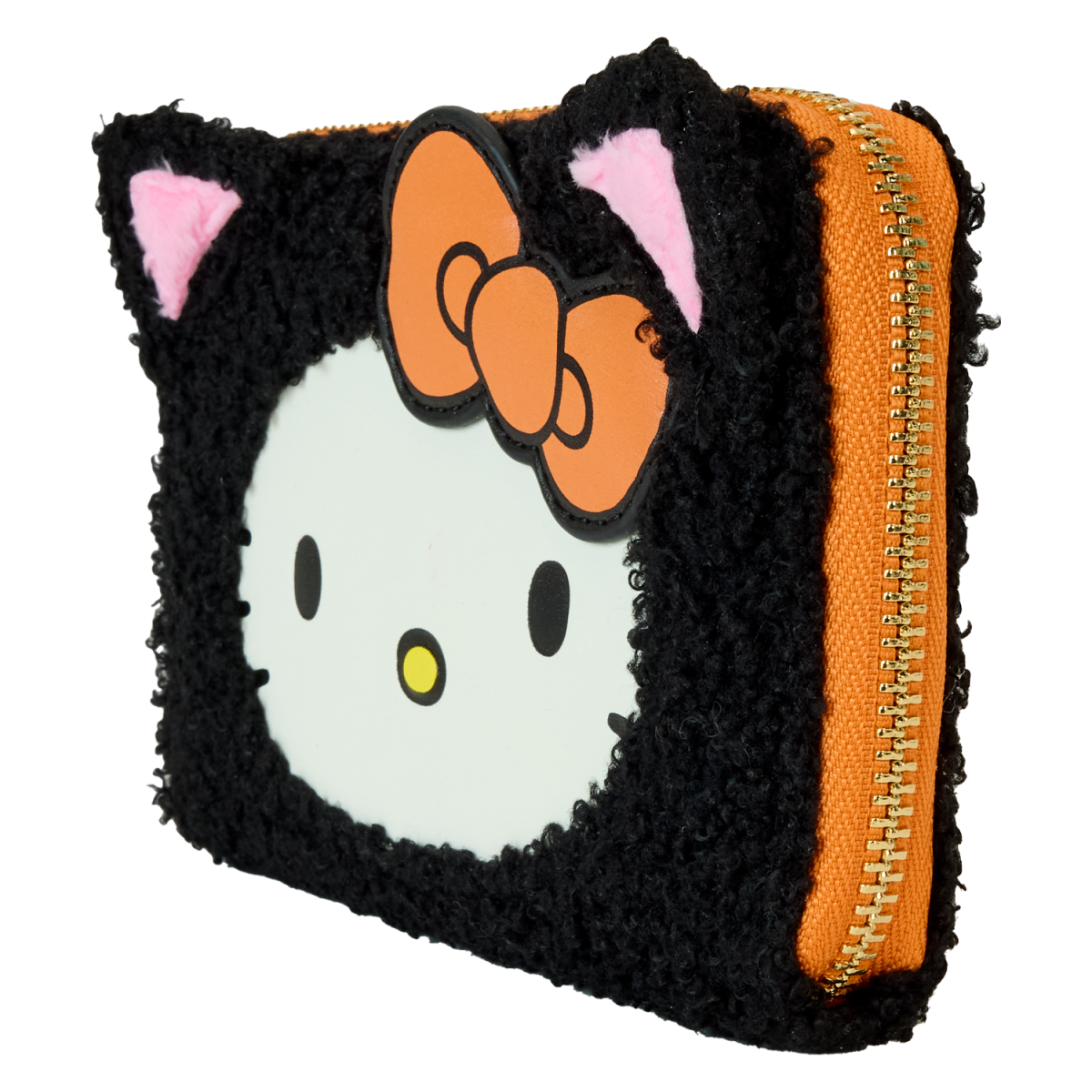Sanrio Exclusive Hello Kitty Costume Sherpa Glow Zip Around Wallet - Figurine Wallets Sanrio - vue 5