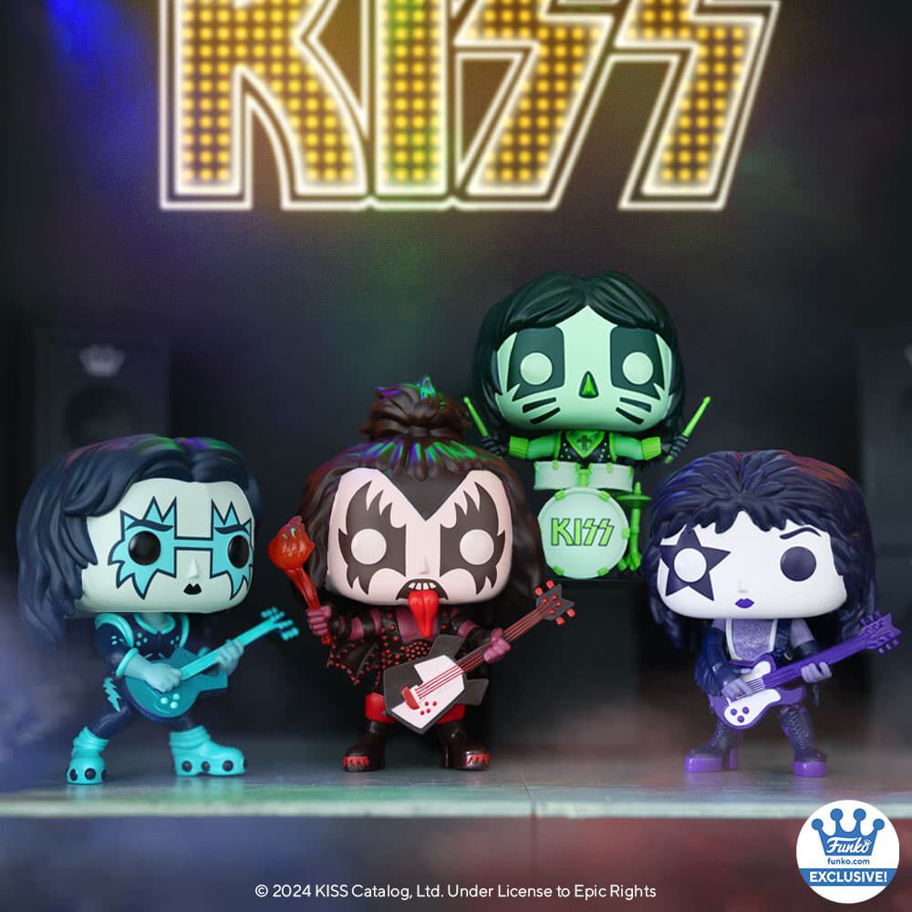 Pop! KISS (Color Spotlight) 4-Pack - Figurine Pop! KISS - vue 2