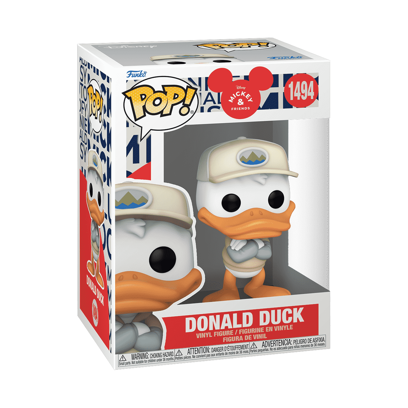 Pop! Donald Duck (Streetwear) - Figurine Pop! Disney - vue 2