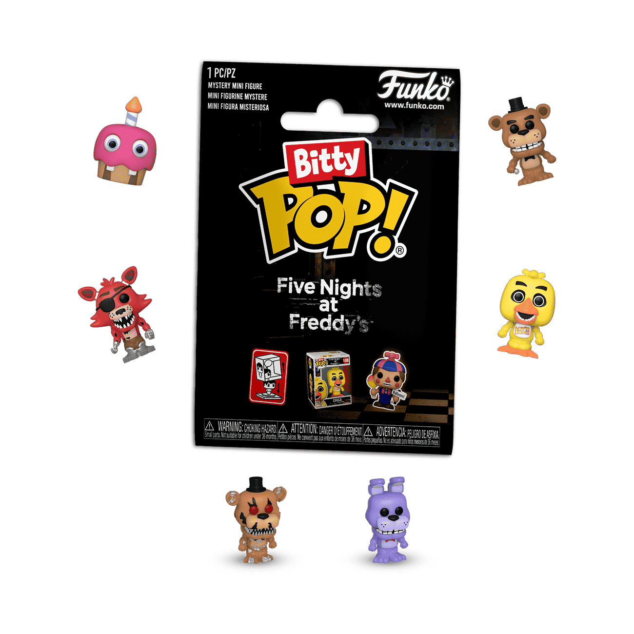 Bitty Pop! Singles Five Nights at Freddy's 12-Pack Polybag - Figurine Bitty Pop!