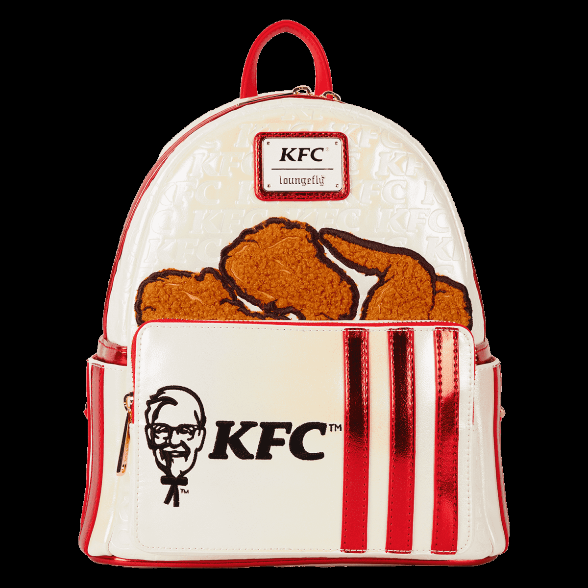 KFC Chicken Bucket Sherpa Mini Backpack - Figurine Bags