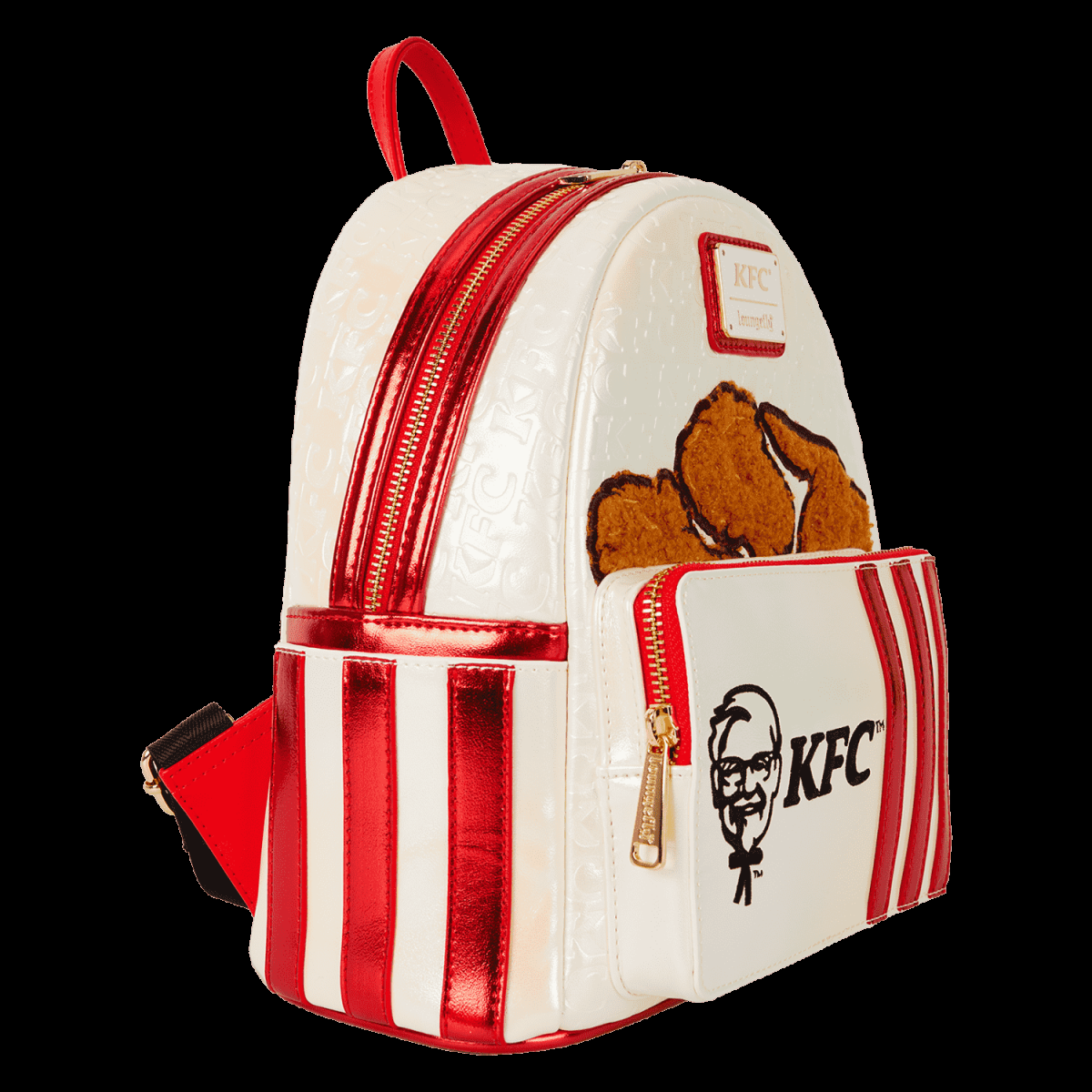 KFC Chicken Bucket Sherpa Mini Backpack - Figurine Bags KFC - vue 5