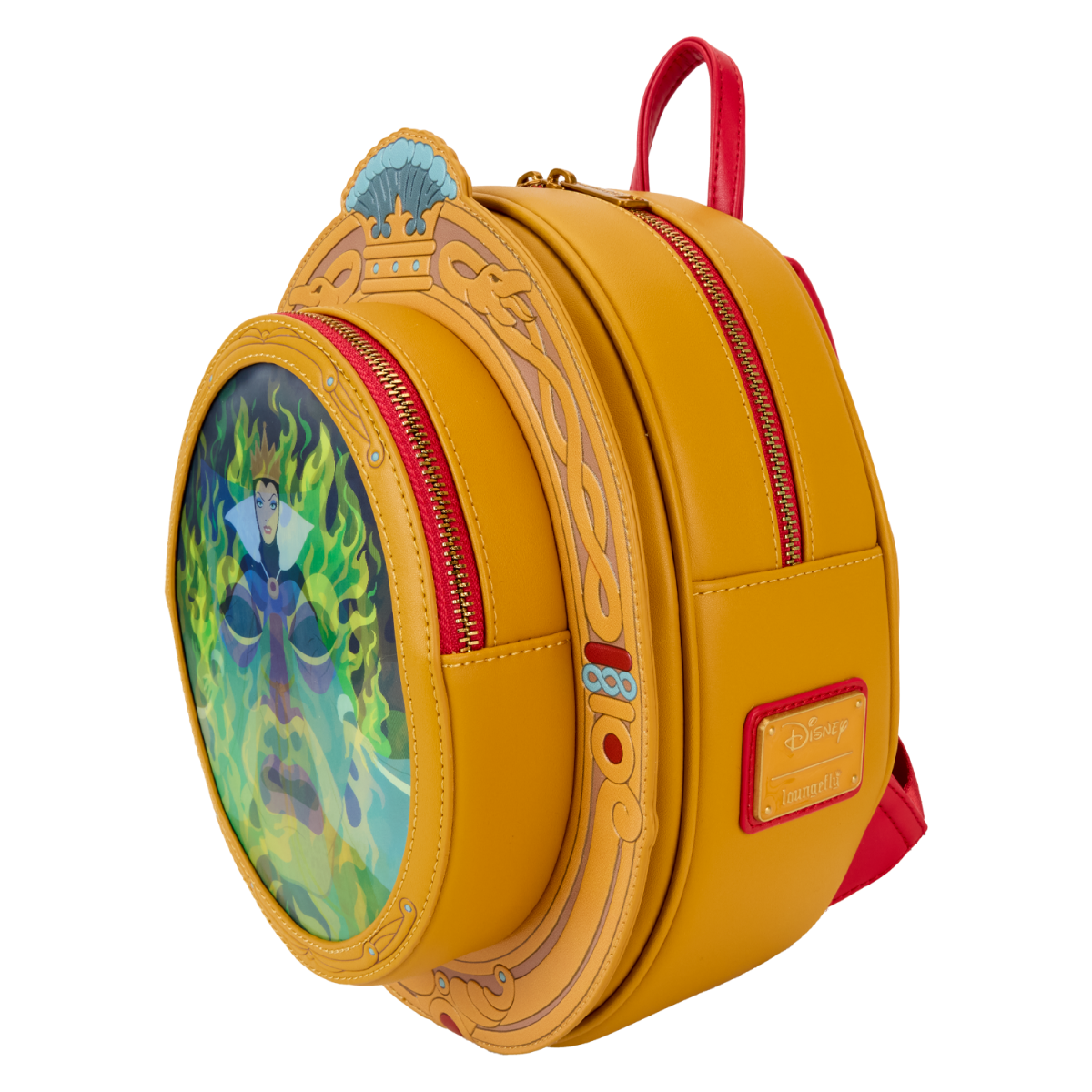 D23 Limited Edition Snow White Evil Queen Magic Mirror Lenticular Mini Backpack - Figurine Bags Disney - vue 6