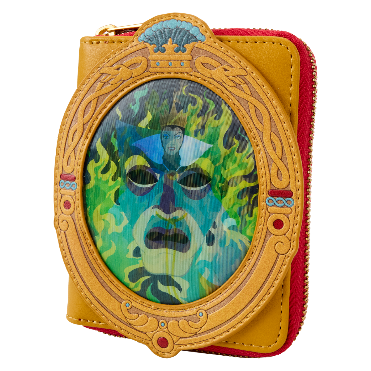 D23 Limited Edition Snow White Evil Queen Magic Mirror Lenticular Zip Around Wallet - Figurine Wallets Disney - vue 5