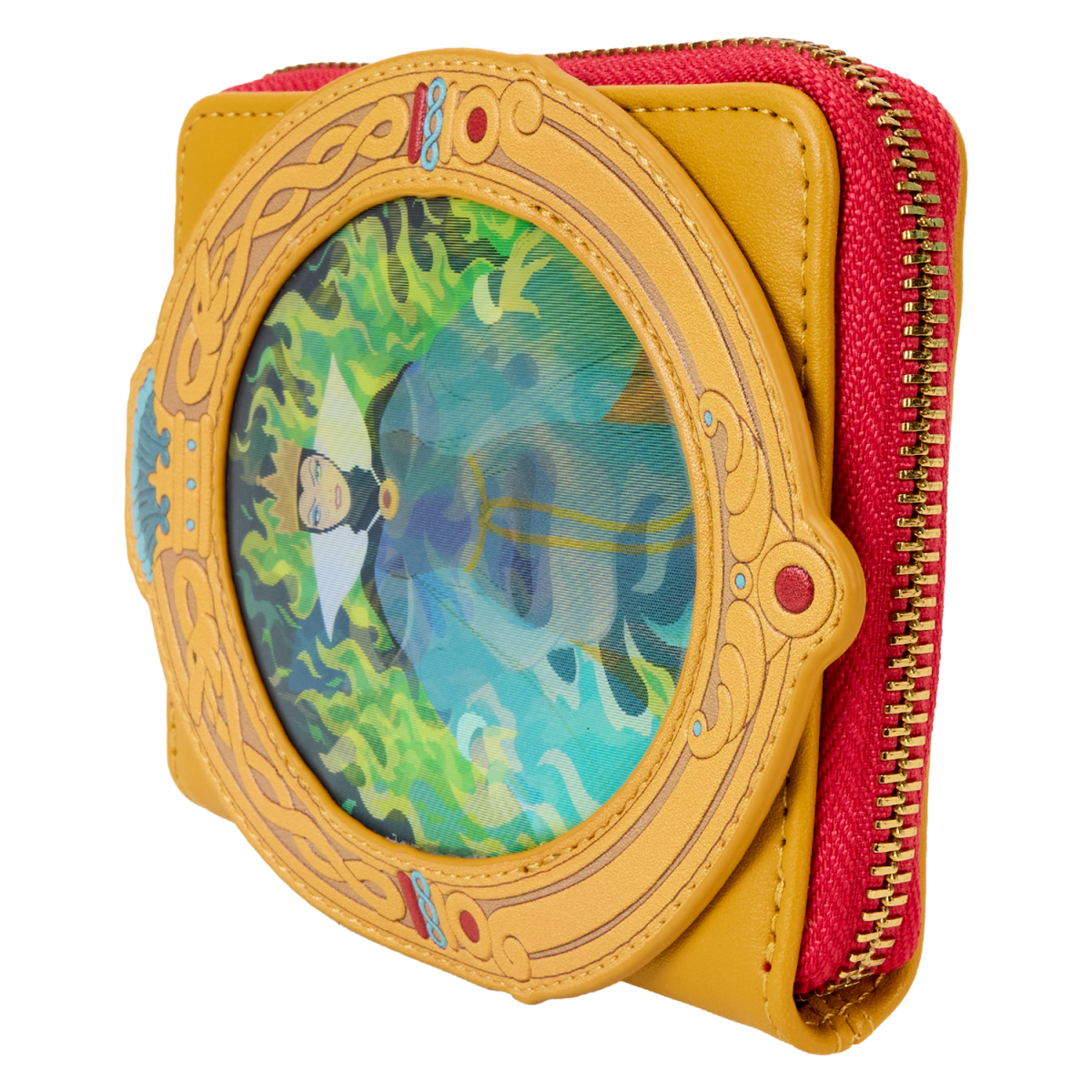 D23 Limited Edition Snow White Evil Queen Magic Mirror Lenticular Zip Around Wallet - Figurine Wallets Disney - vue 6