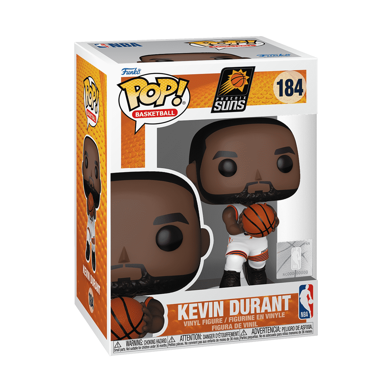 Pop! Kevin Durant (White Phoenix Suns Jersey) - Figurine Pop! NBA - vue 2