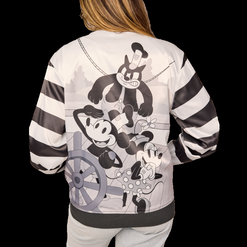 D23 Limited Edition Steamboat Willie Unisex Bomber Jacket - Figurine Apparel Disney - vue 4