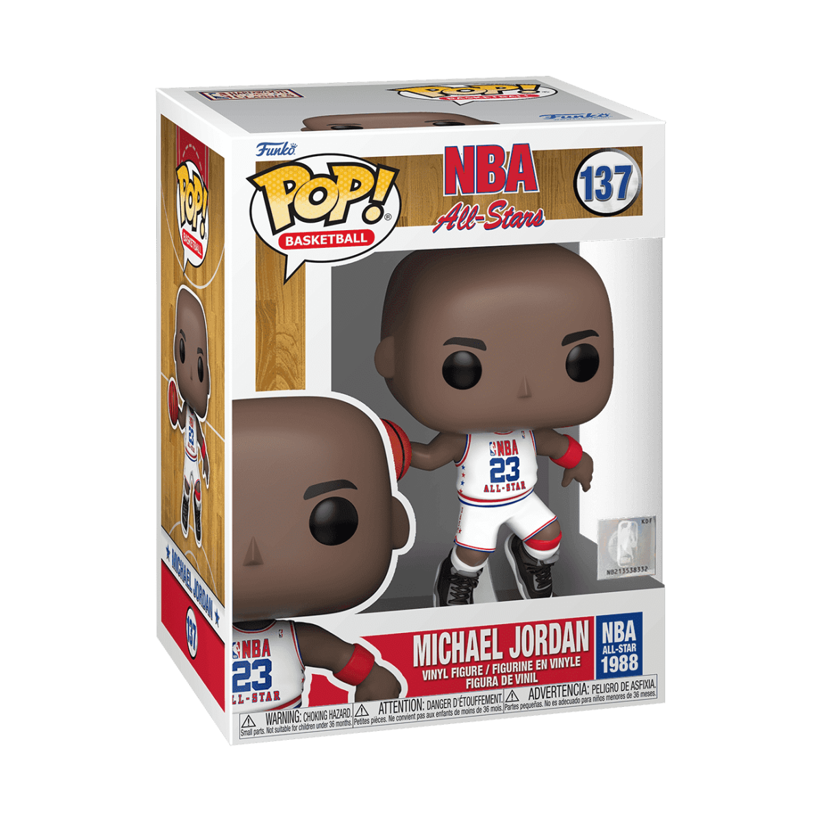 Pop! Michael Jordan NBA All-Star 1988 - Figurine Pop! NBA - vue 2