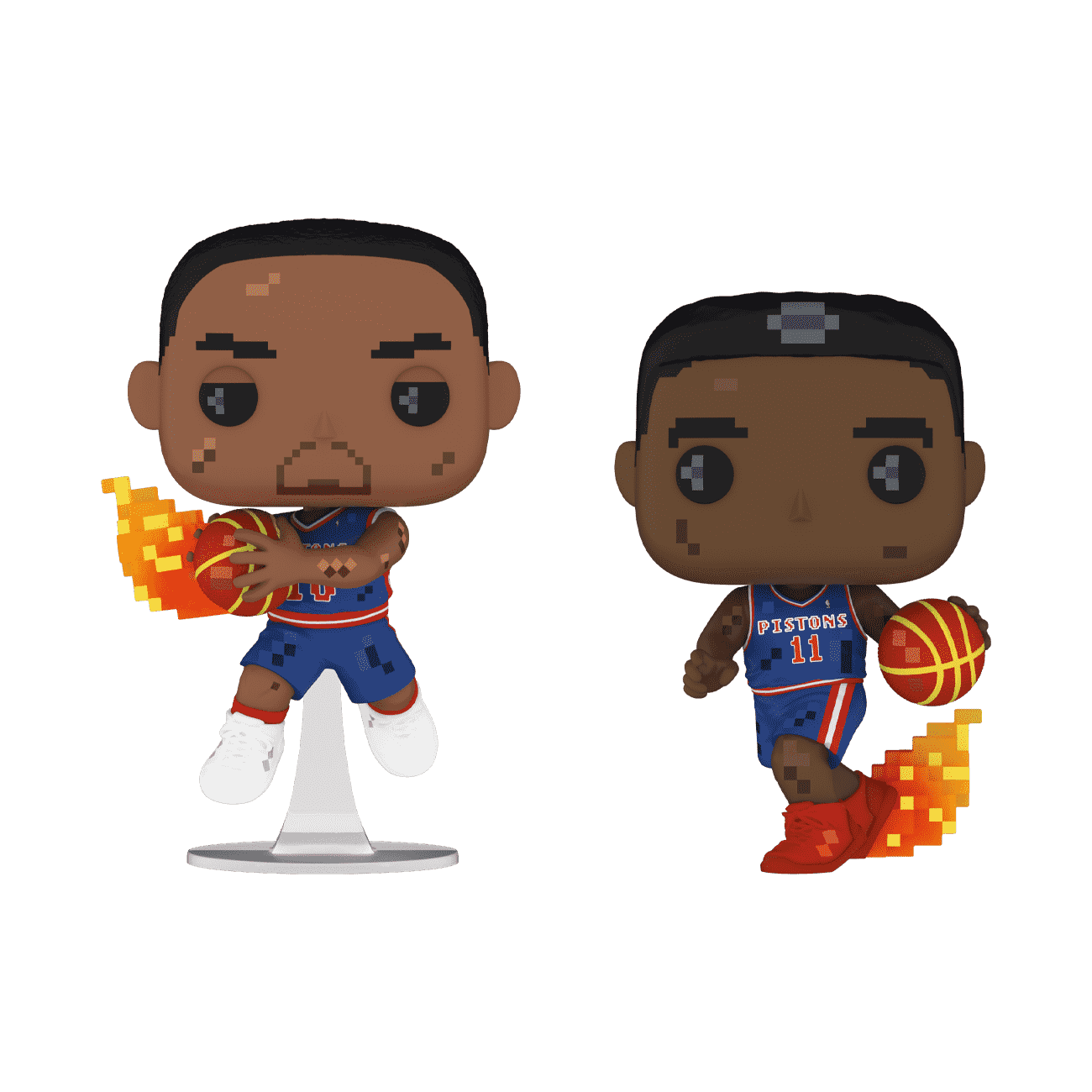 Pop! 8-Bit Dennis Rodman & Isiah Thomas 2-Pack - Figurine Pop!