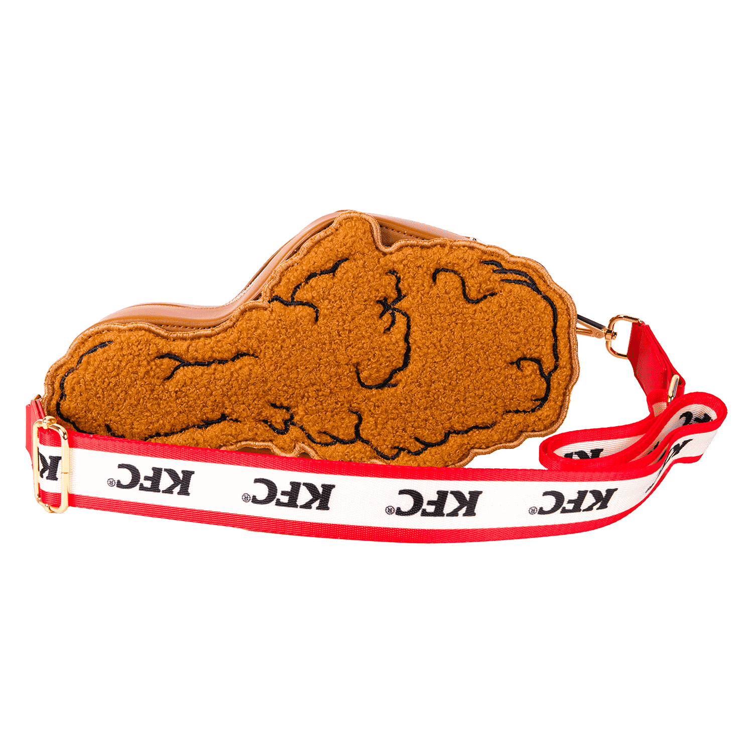 KFC Drumstick Sherpa Crossbody Bag - Figurine Bags