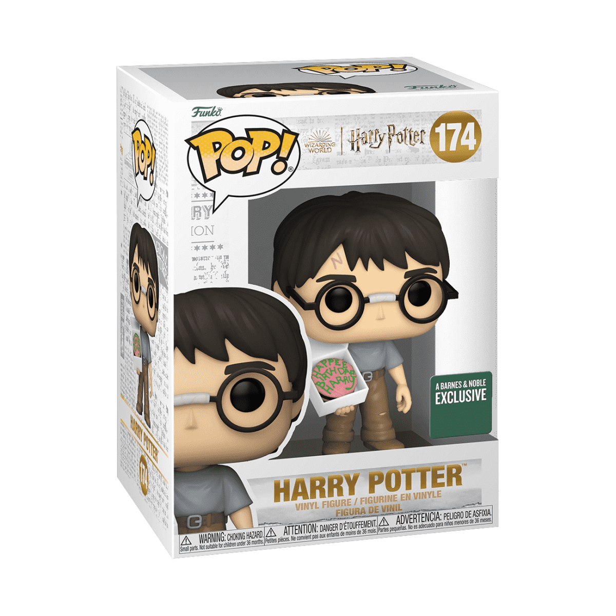 Pop! Harry Potter with Birthday Cake - Figurine Pop! Harry Potter - vue 2