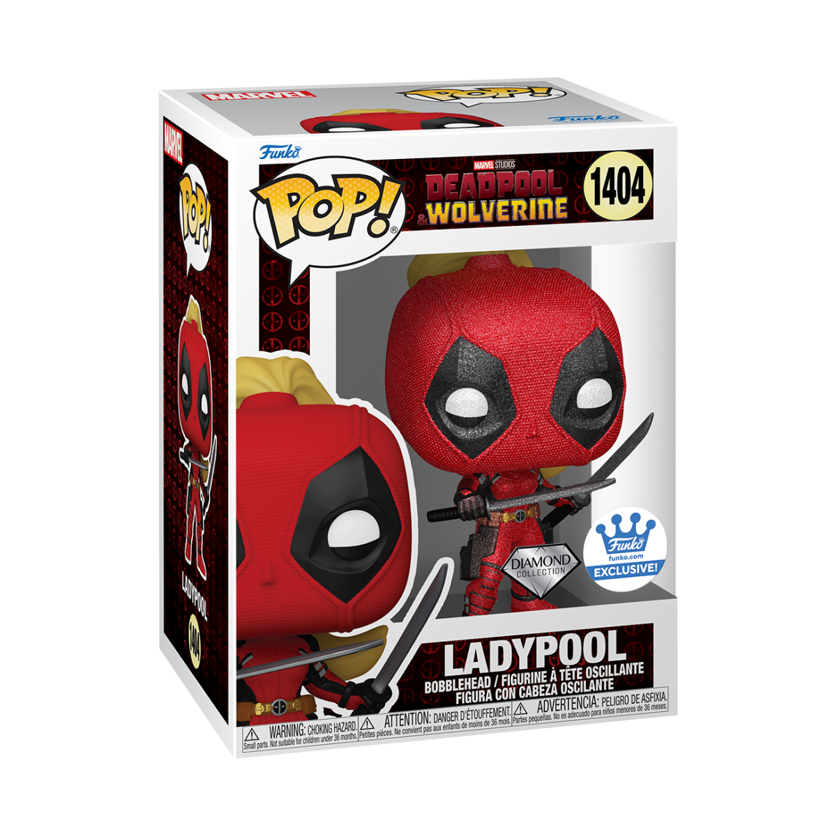Pop! Ladypool (Diamond) - Figurine Pop! Marvel - vue 3