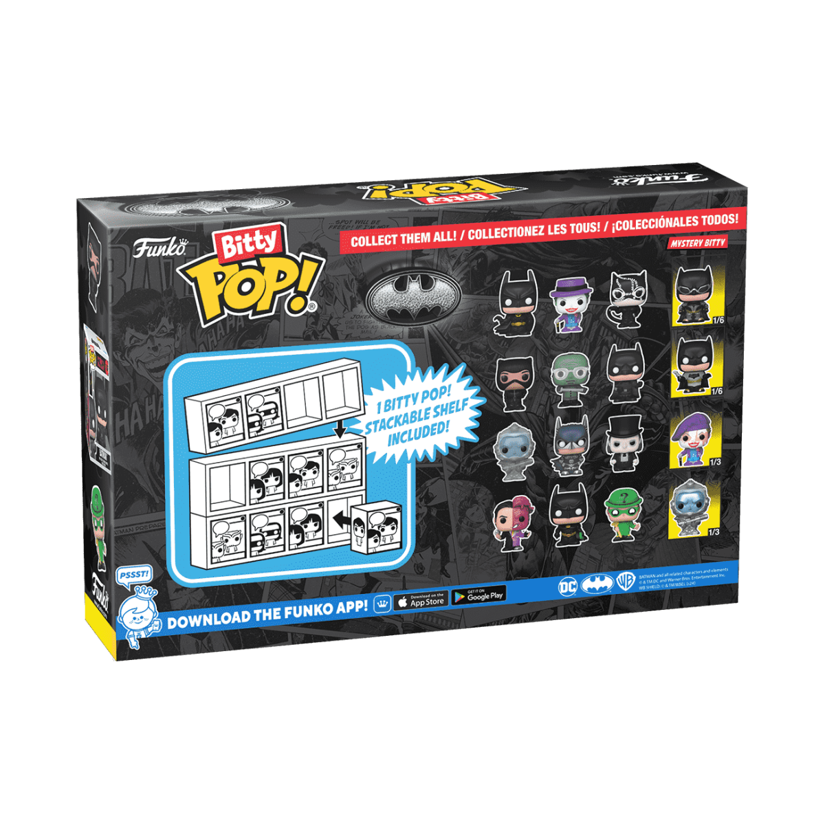Bitty Pop! Batman 85th Anniversary 4-Pack Series 3 - Figurine Bitty Pop! DC Comics - vue 3