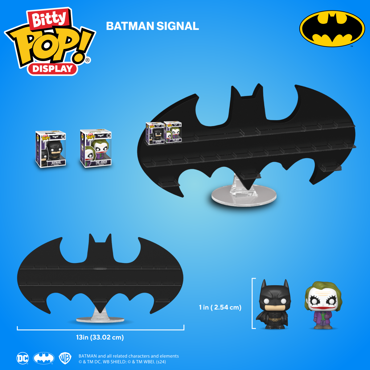 Bitty Pop! Display Bat-Signal - Figurine Bitty Pop! DC Comics - vue 2