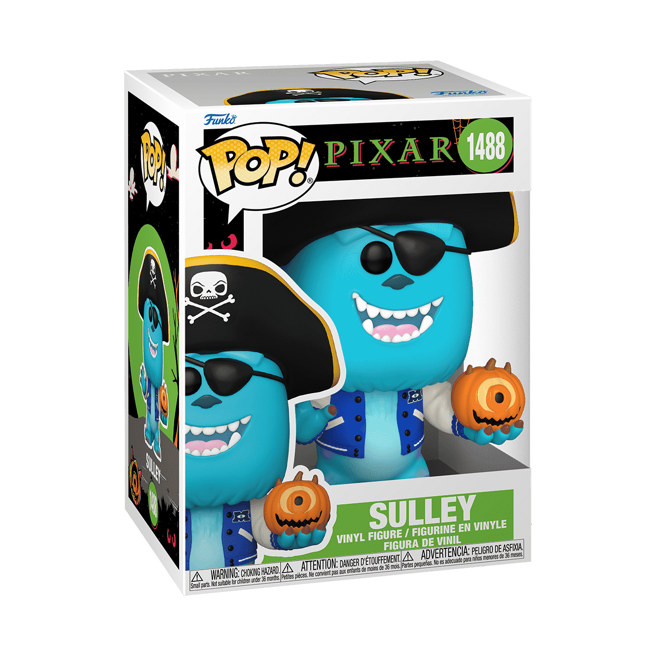 Pop! Sulley in Pirate Costume - Figurine Pop! Pixar - vue 2
