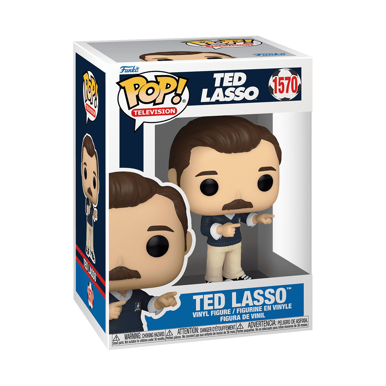 Pop! Ted Lasso (Pointing) - Figurine Pop! Ted Lasso - vue 2