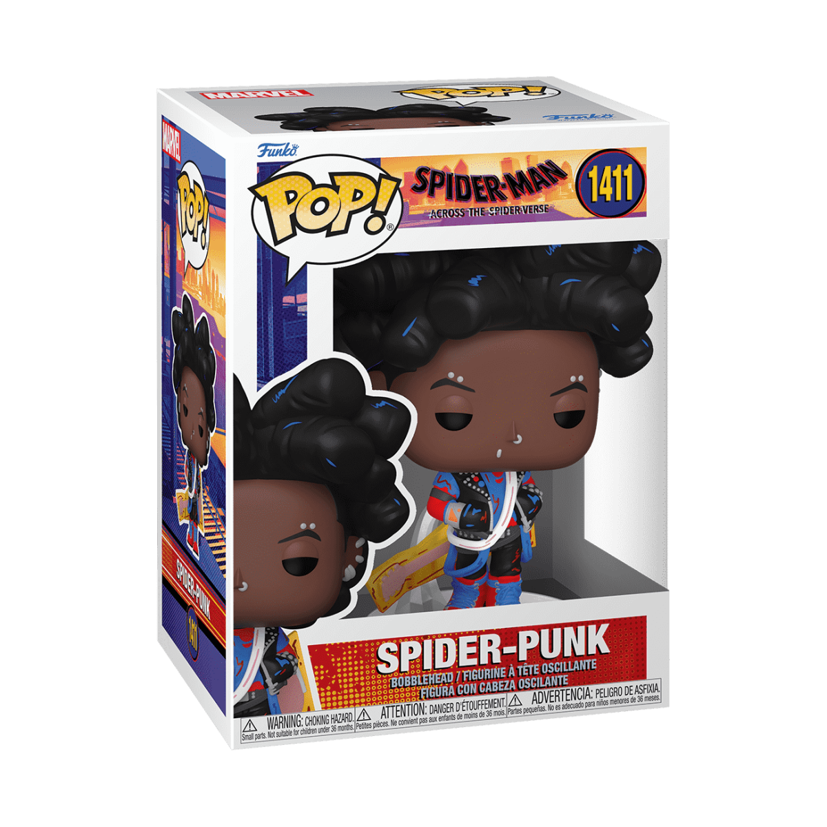 Pop! Spider-Punk (Unmasked) - Figurine Pop! Marvel - vue 2