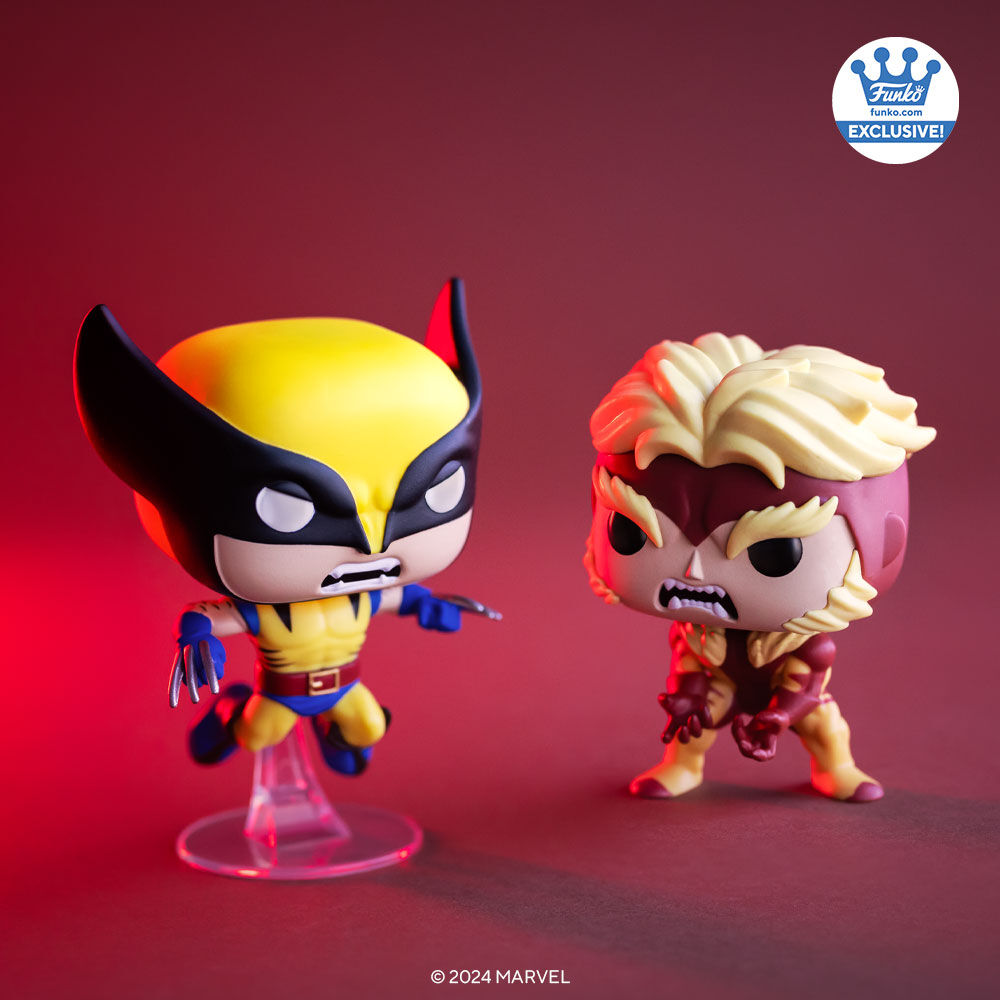 Pop! Wolverine & Sabretooth 2-Pack - Figurine Pop! Marvel - vue 2