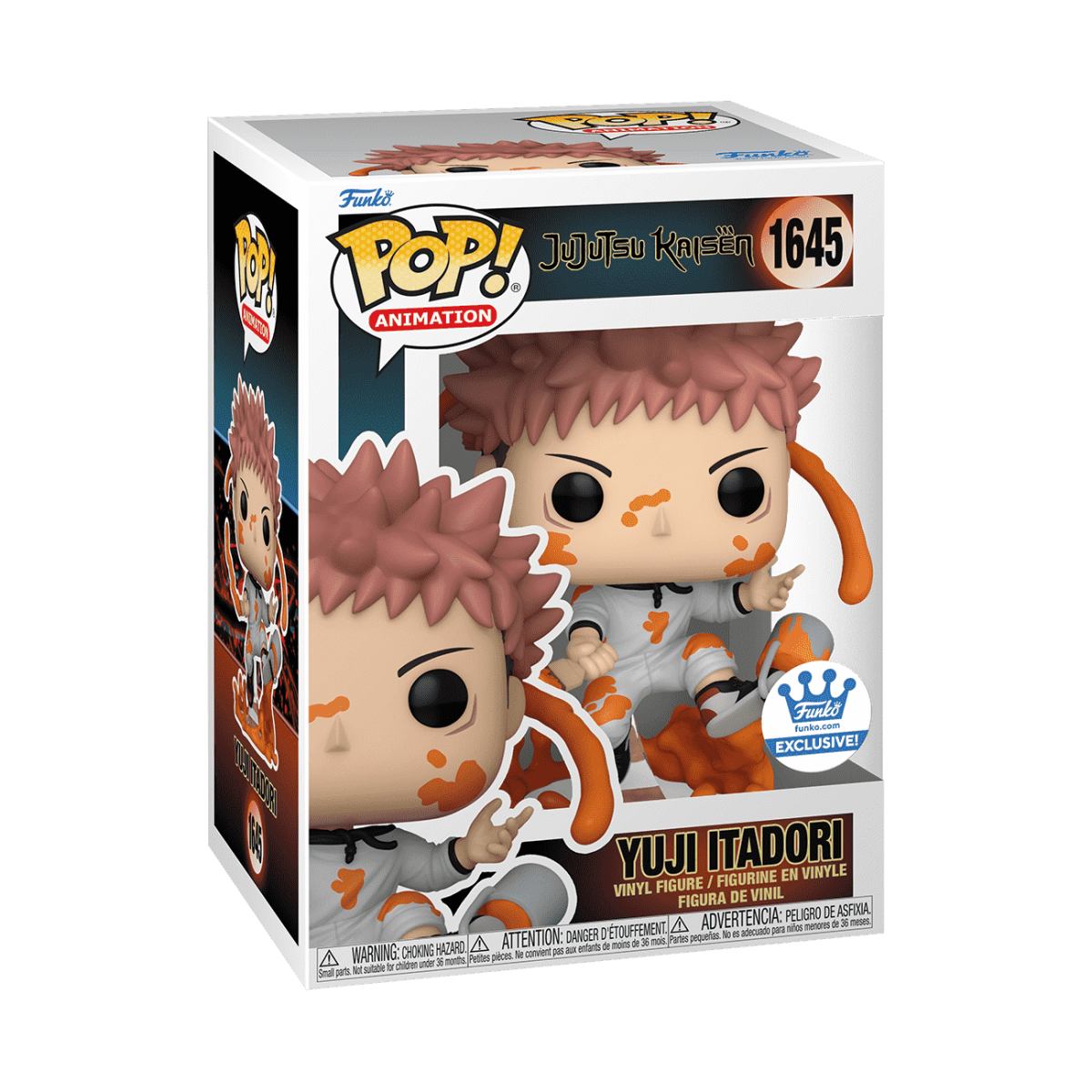 Pop! Yuji Itadori with Paint Can - Figurine Pop! Jujutsu Kaisen - vue 3
