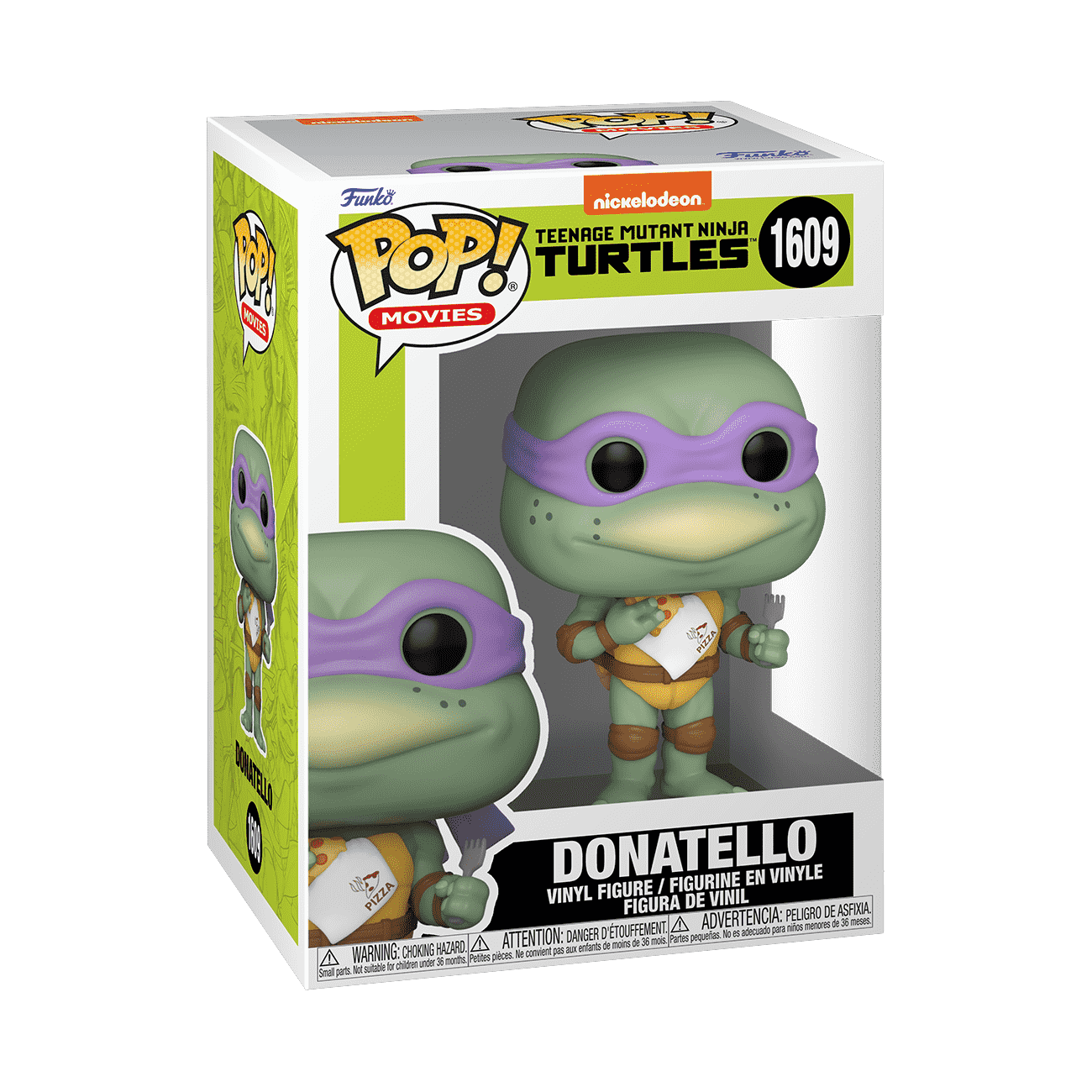 Pop! Donatello with Pizza Slice - Figurine Pop! Teenage Mutant Ninja Turtles - vue 2