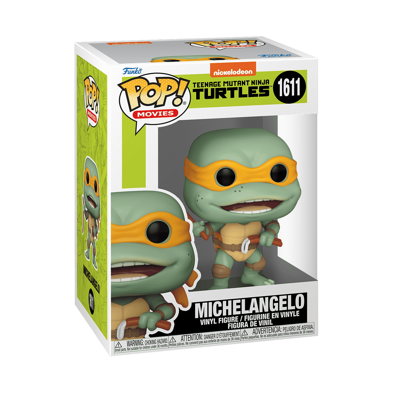 Pop! Michelangelo with Sausage Nunchuck - Figurine Pop! Teenage Mutant Ninja Turtles - vue 2