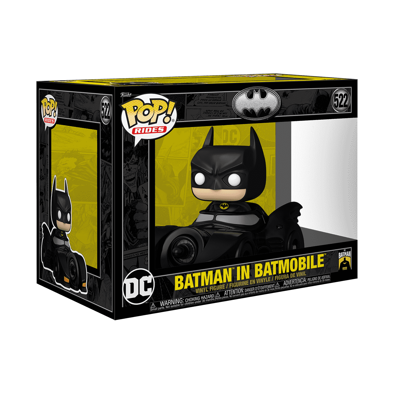 Pop! Rides Deluxe Batman in Batmobile (1989) - Figurine Pop! DC Comics - vue 2
