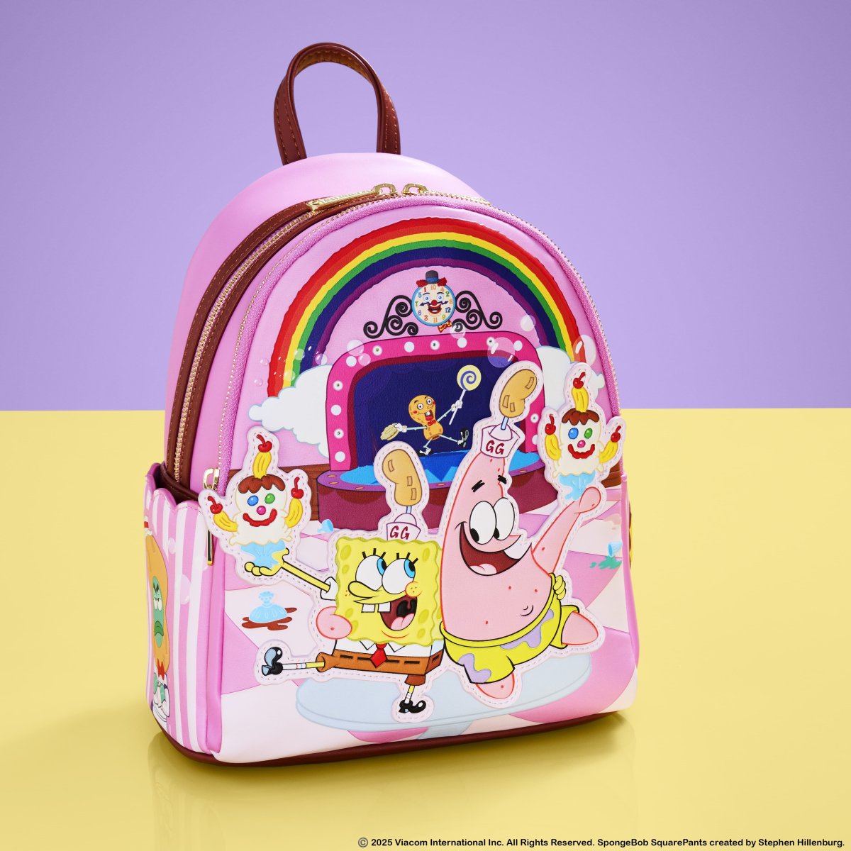 SpongeBob Squarepants & Patrick Star Goofy Goober Light Up Mini Backpack - Figurine Bags Nickelodeon - vue 2