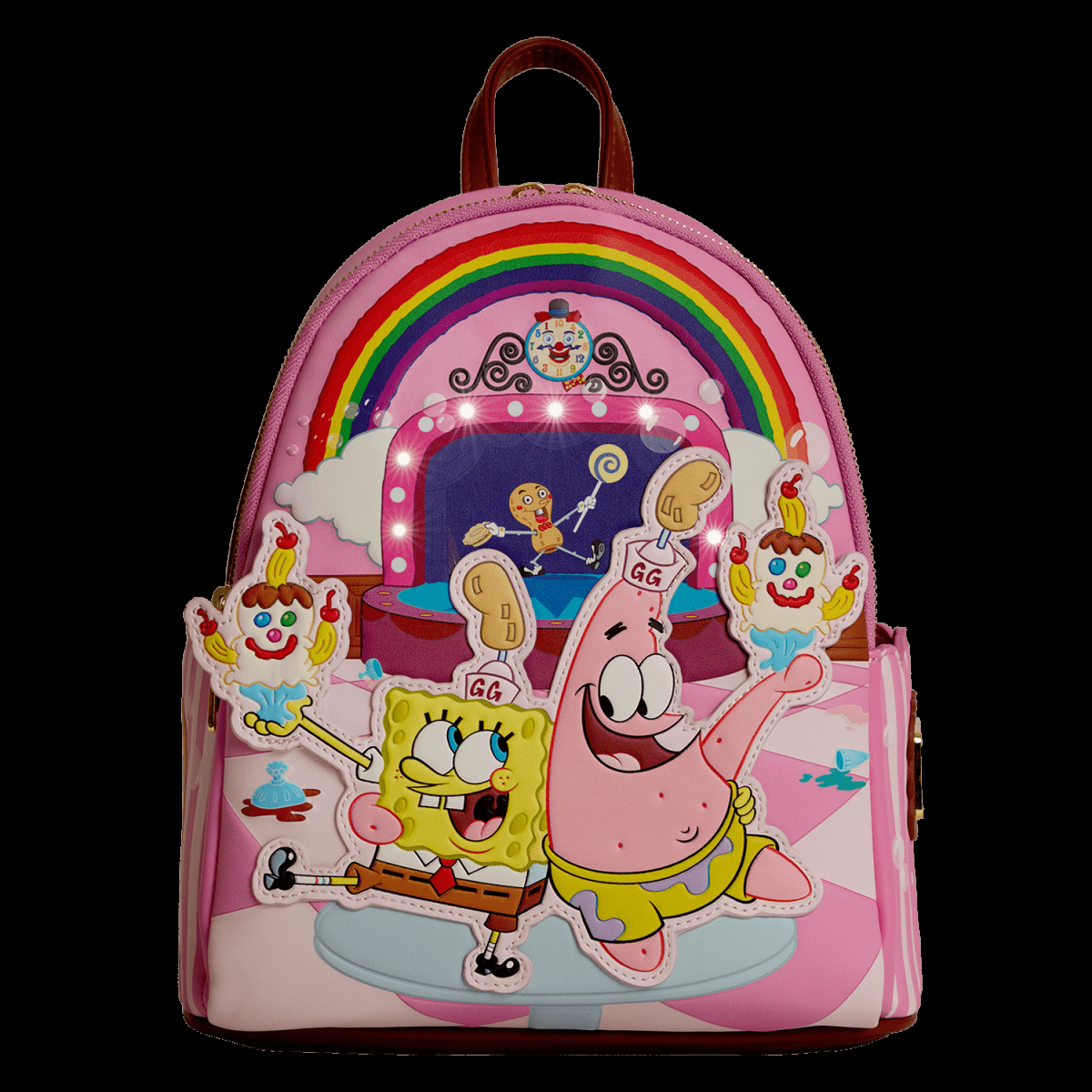 SpongeBob Squarepants & Patrick Star Goofy Goober Light Up Mini Backpack - Figurine Bags Nickelodeon - vue 4