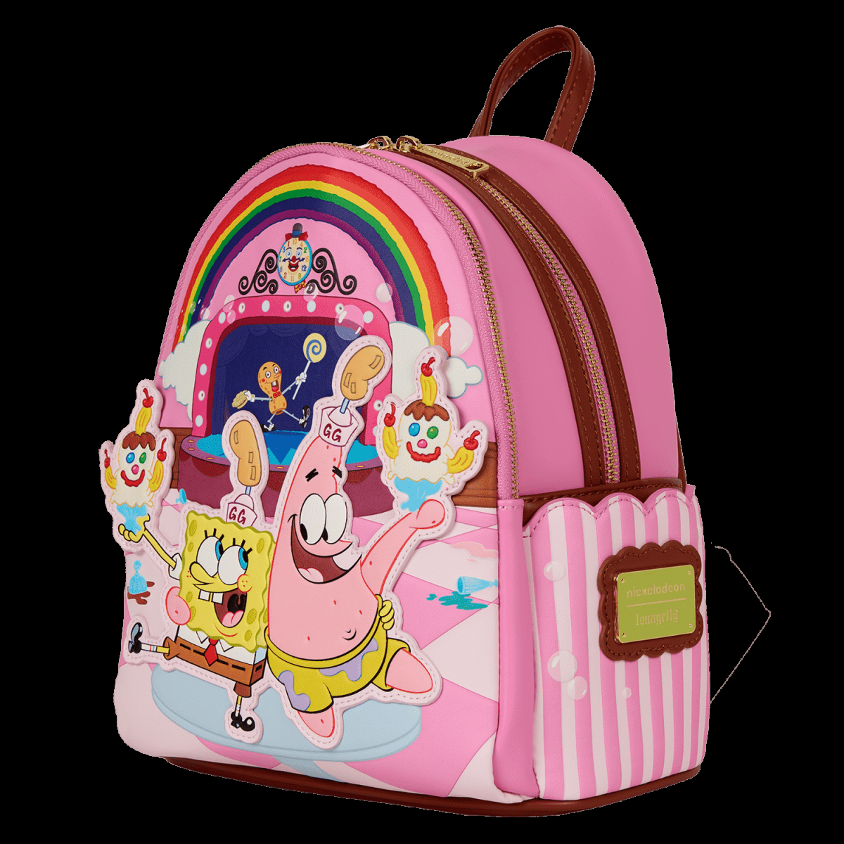 SpongeBob Squarepants & Patrick Star Goofy Goober Light Up Mini Backpack - Figurine Bags Nickelodeon - vue 5