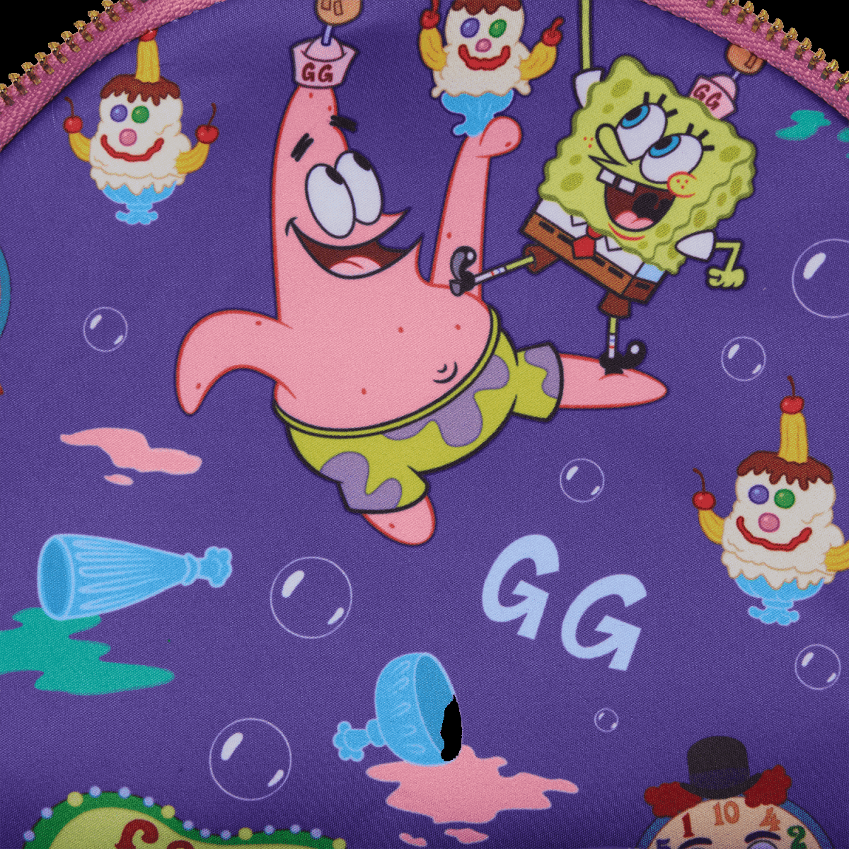 SpongeBob Squarepants & Patrick Star Goofy Goober Light Up Mini Backpack - Figurine Bags Nickelodeon - vue 8