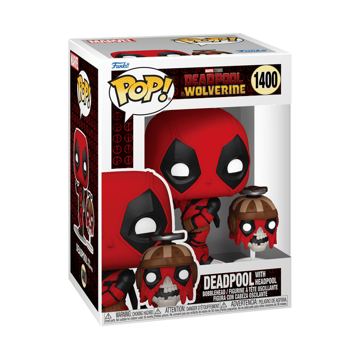 Pop! & Buddy Deadpool with Headpool - Figurine Pop! Marvel - vue 2