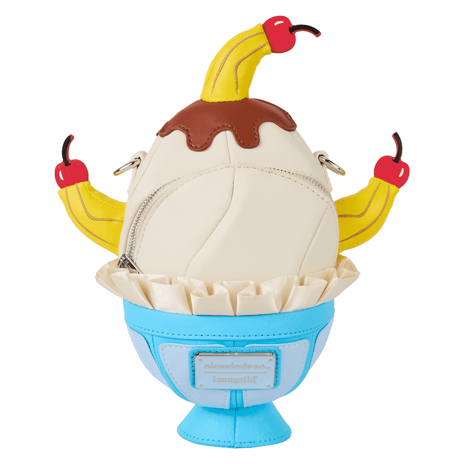SpongeBob Squarepants Goofy Goober Ice Cream Sundae Figural Crossbody Bag - Figurine Bags Nickelodeon - vue 5