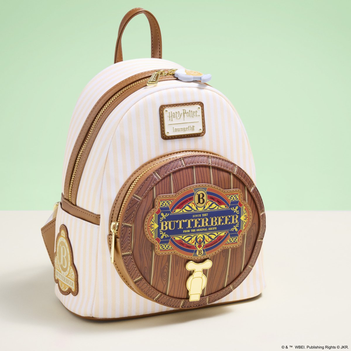 Harry Potter Butterbeer Barrel Scented Mini Backpack - Figurine Bags Harry Potter - vue 2