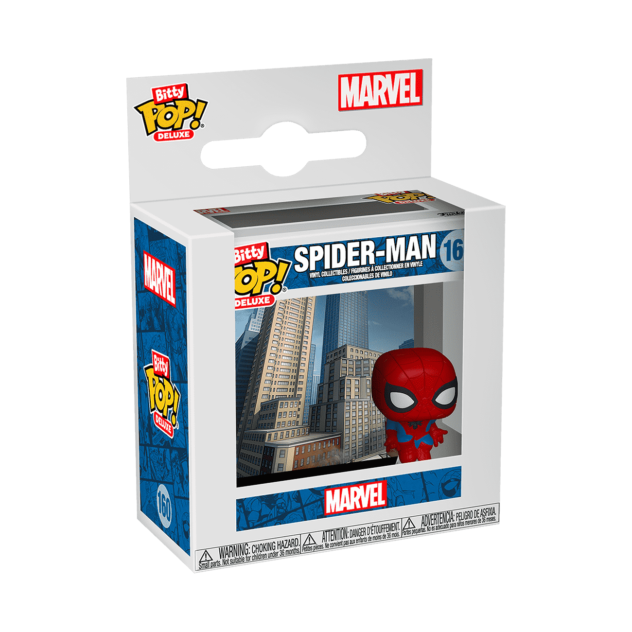 Bitty Pop! Deluxe Spider-Man (Cityscape) - Figurine Bitty Pop! Marvel - vue 3