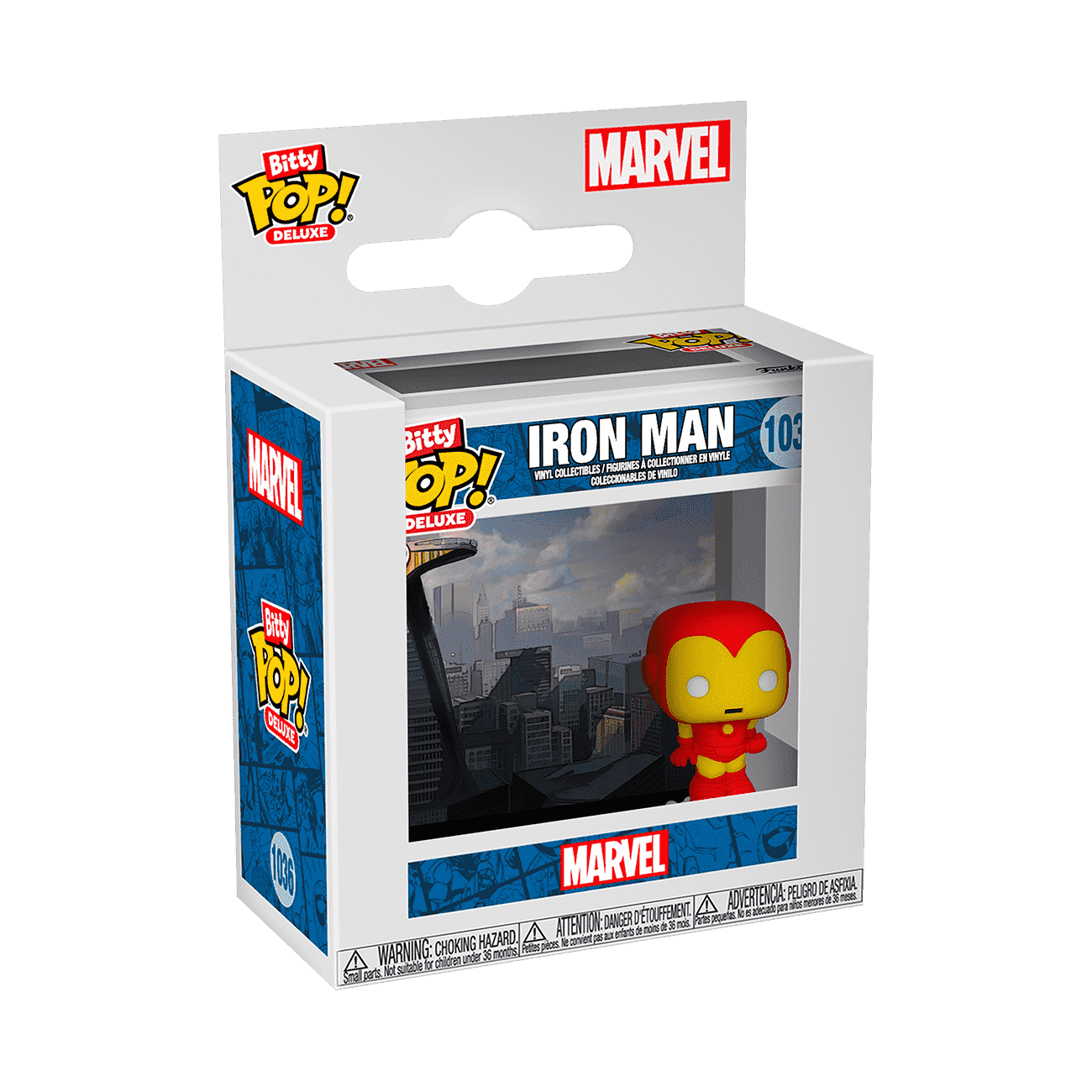 Bitty Pop! Deluxe Iron Man (Avenger Tower) - Figurine Bitty Pop! Marvel - vue 3