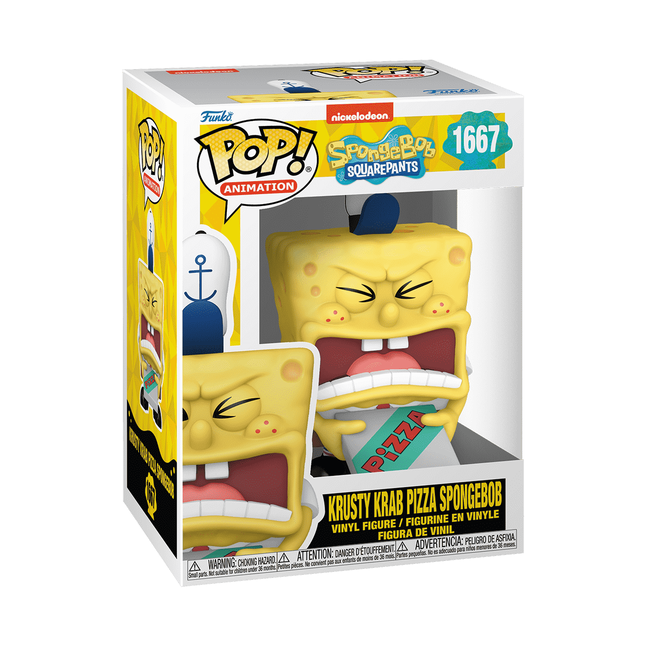 Pop! Krusty Krab Pizza SpongeBob - Figurine Pop! Nickelodeon - vue 2