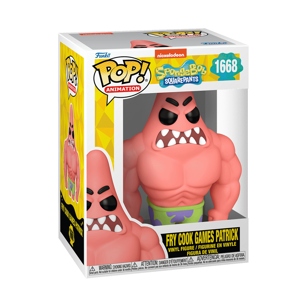 Pop! Fry Cook Games Patrick - Figurine Pop! Nickelodeon - vue 2