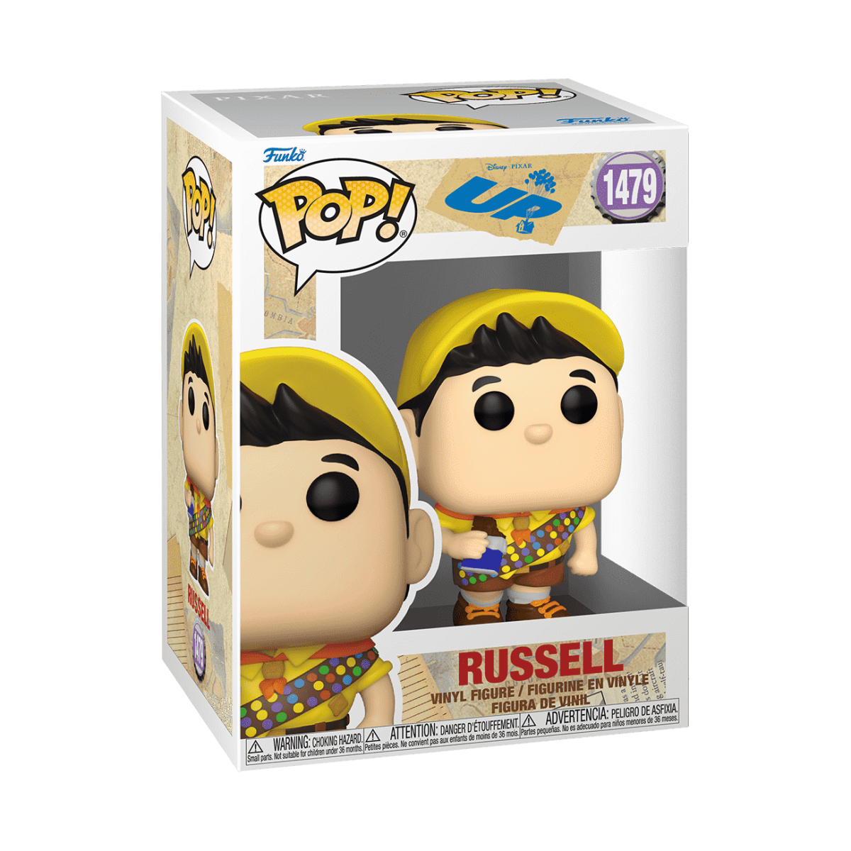 Pop! Russell with Chocolate Bar - Figurine Pop! Pixar - vue 2