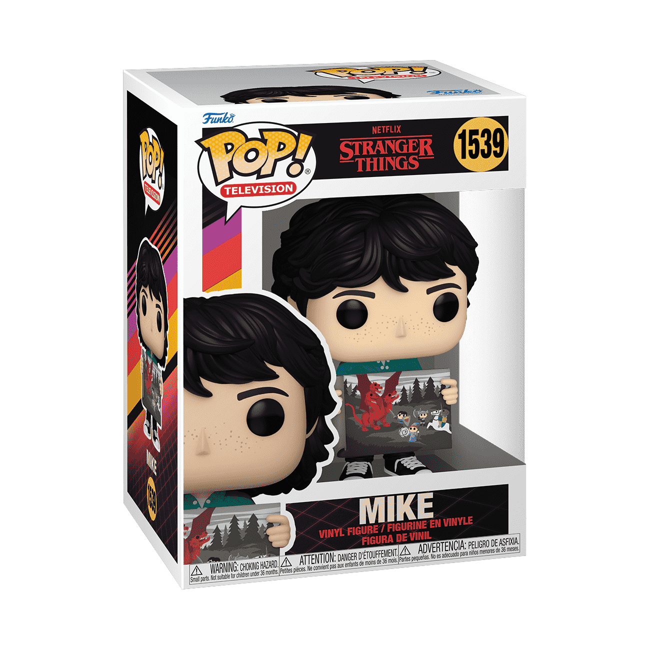 Pop! Mike Wheeler with Painting - Figurine Pop! Stranger Things - vue 2