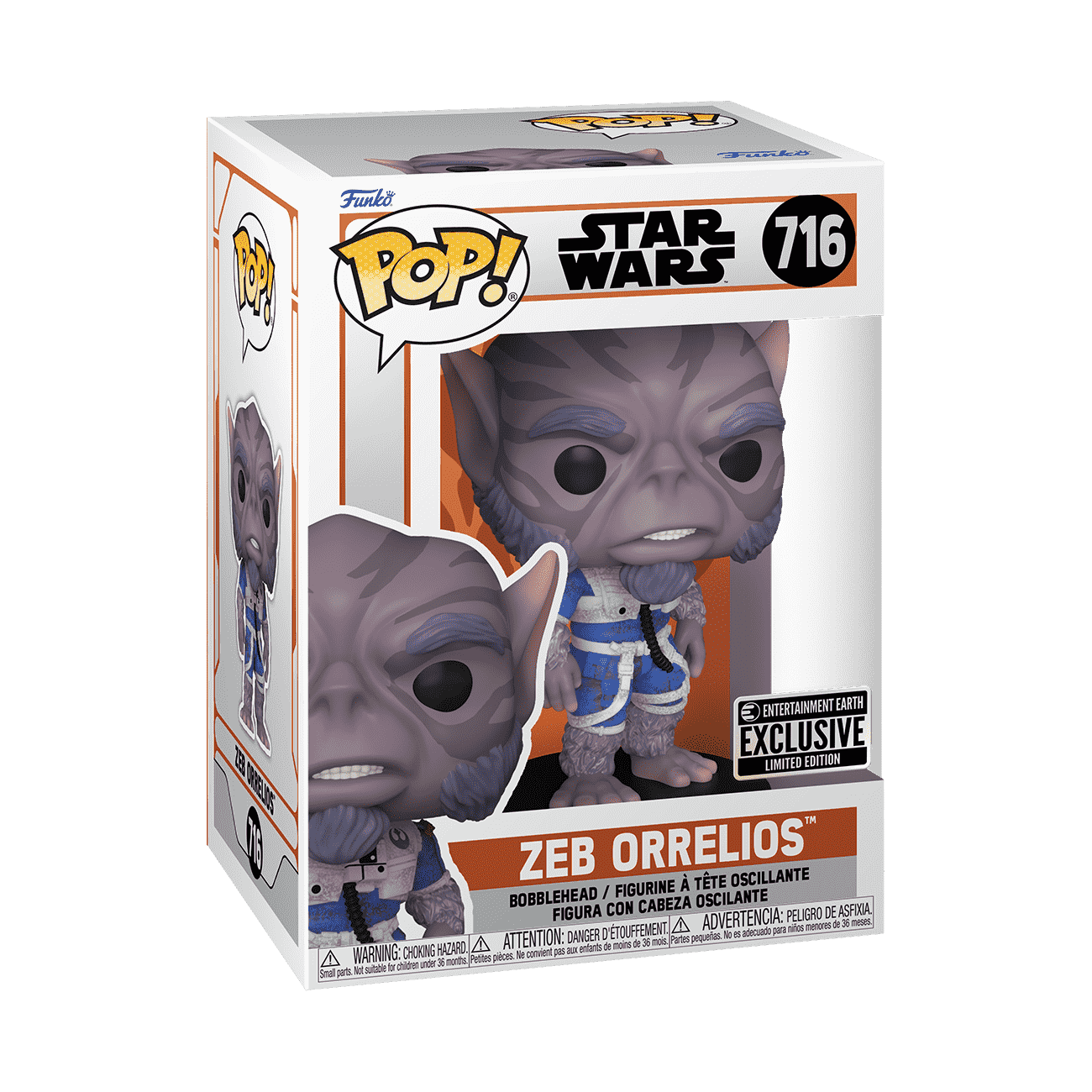 Pop! Zeb Orrelios - Figurine Pop! Star Wars - vue 2