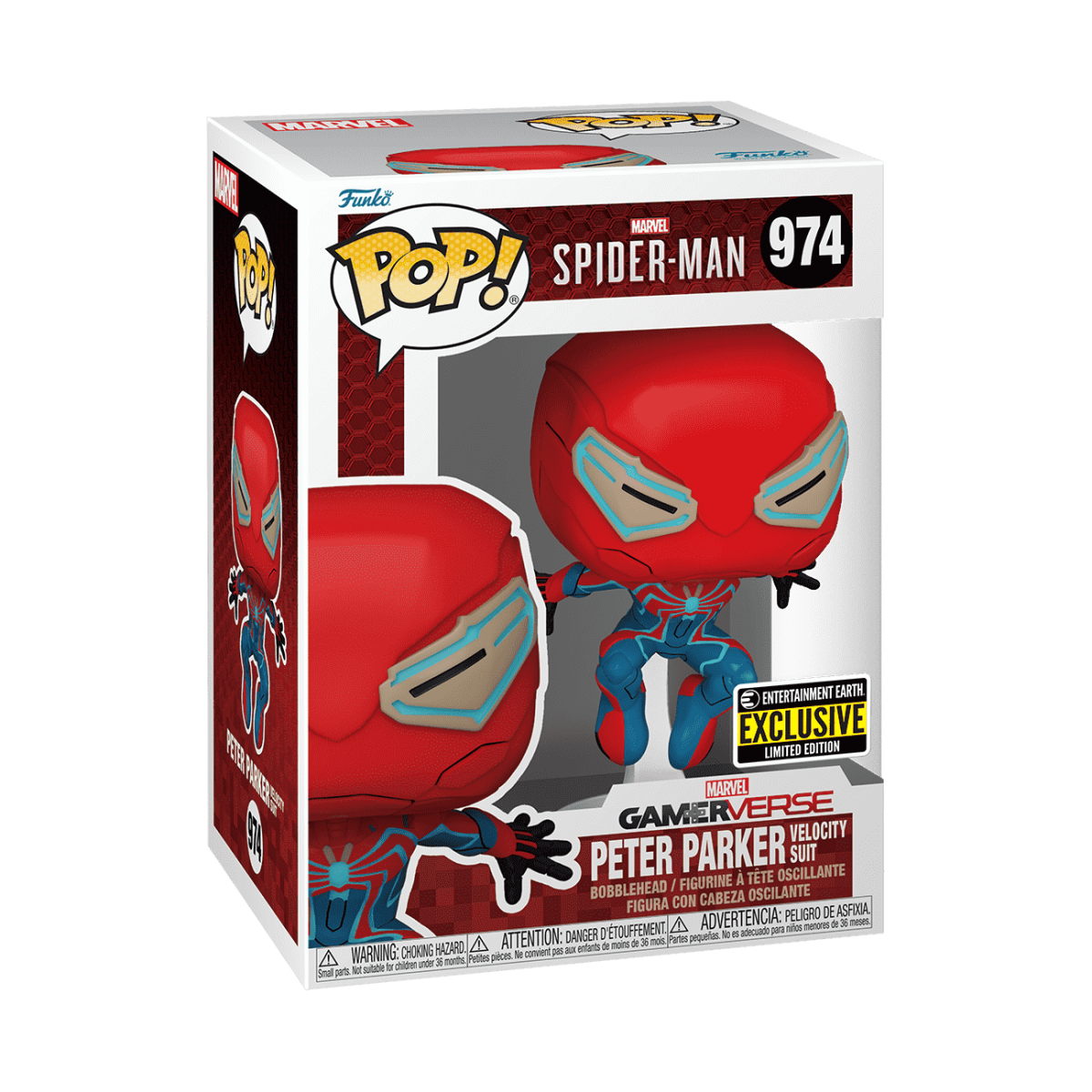 Pop! Peter Parker Velocity Suit - Figurine Pop! Marvel - vue 2
