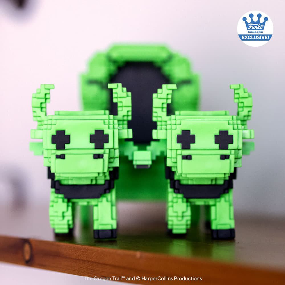 Pop! Rides Super Deluxe the Oregon Trail Oxen and Wagon (Green & Black) - Figurine Pop! The Oregon Trail - vue 5