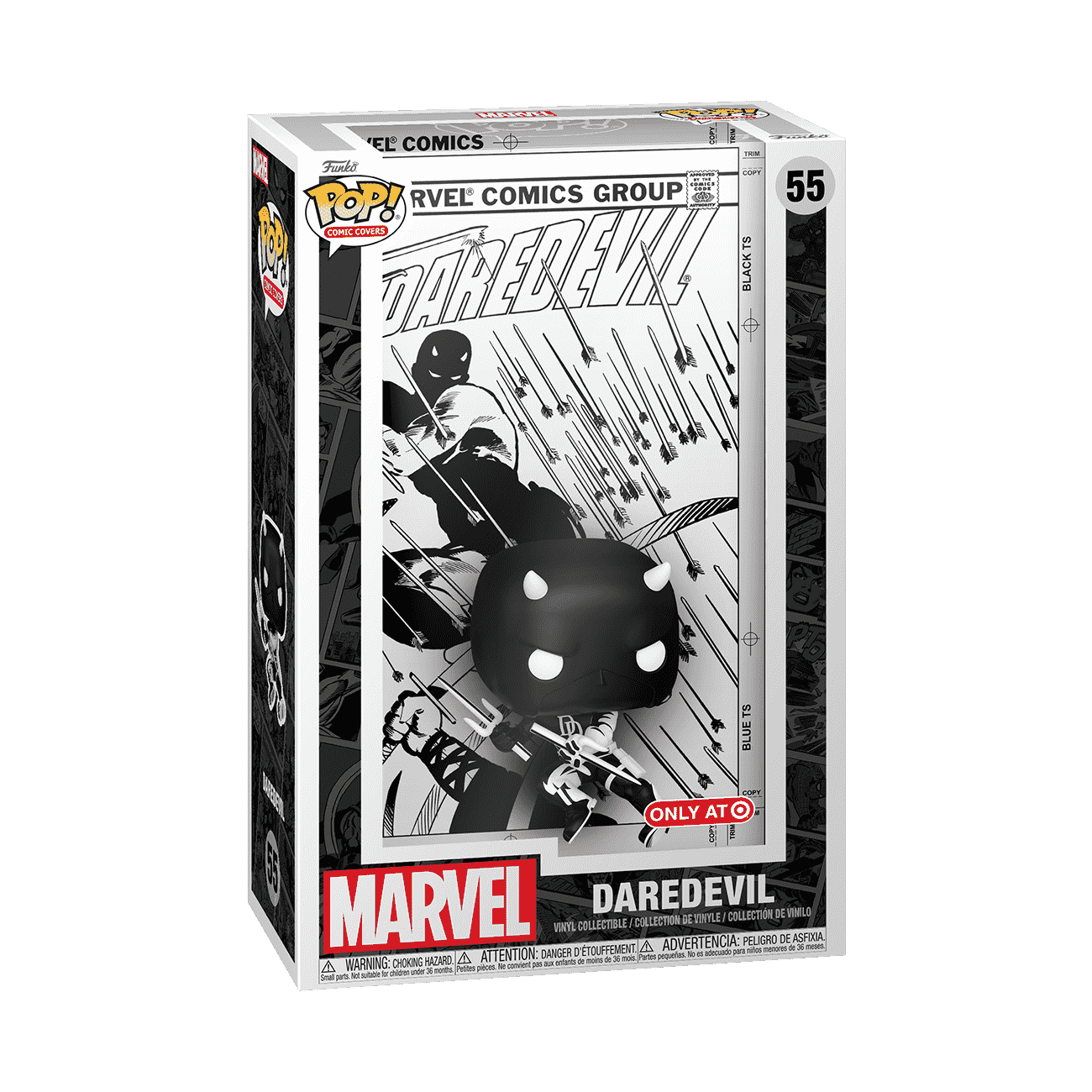 Pop! Comic Covers Daredevil #189 (Black & White) - Figurine Pop! Marvel - vue 2