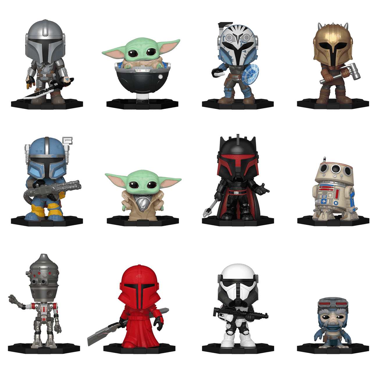 The Mandalorian Creed Mystery Minis - Figurine Mystery Minis Star Wars - vue 2