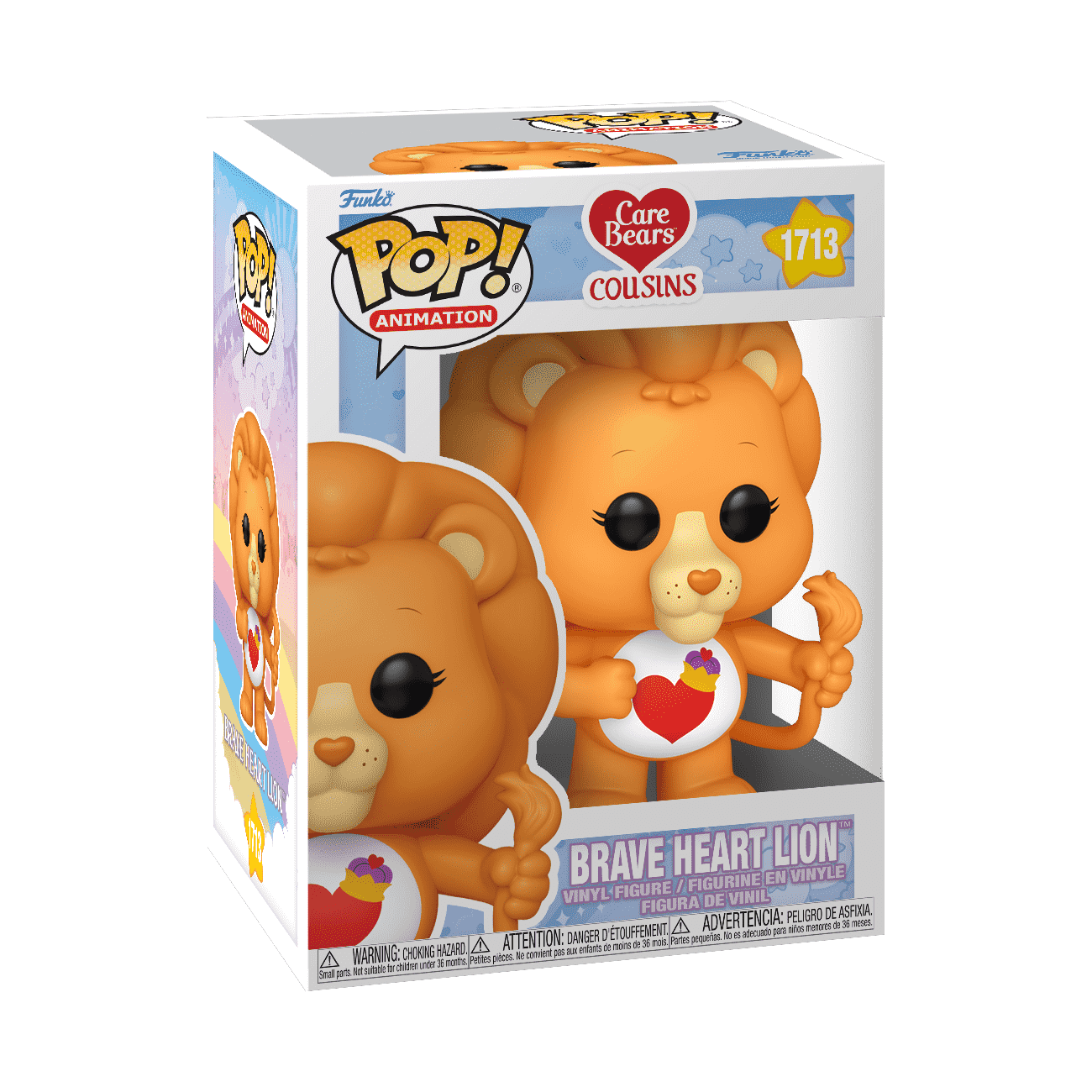 Pop! Brave Heart Lion - Figurine Pop! Care Bears - vue 2
